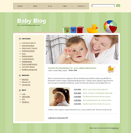 Website Template #20384