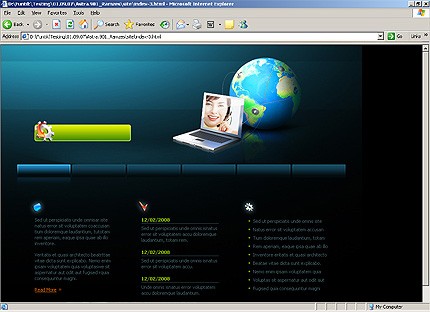 Website Template #20386