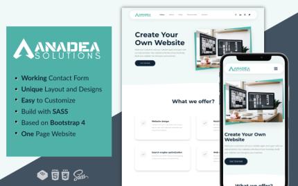 Modèles Landing Page