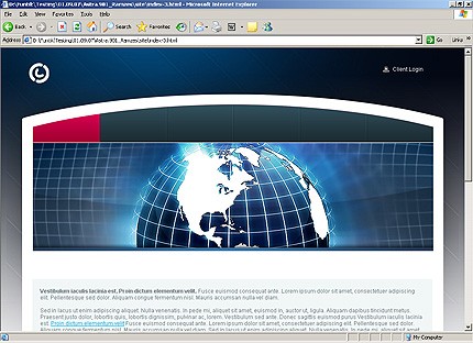 Website Template #20485