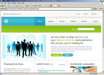 Website Template #20528