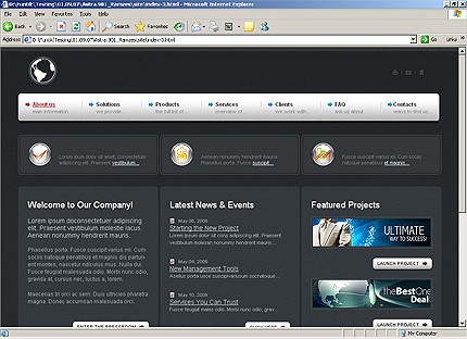 Website Template #20539