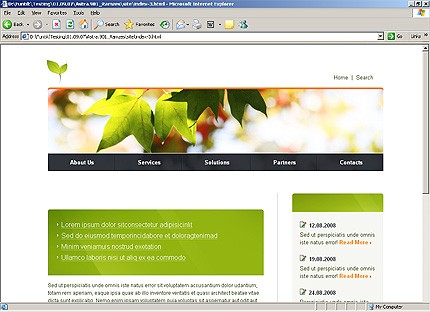 Website Template #20557