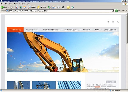 Website Template #20733