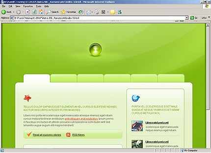 Website Template #20839