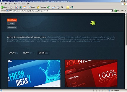 Website Template #20841