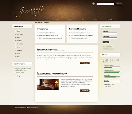 Website Template #20862