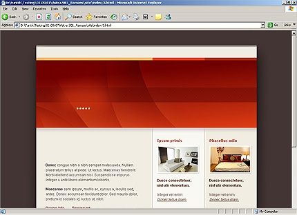 Website Template #20865