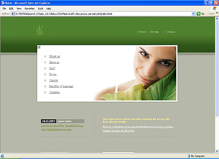 Website Template #20869