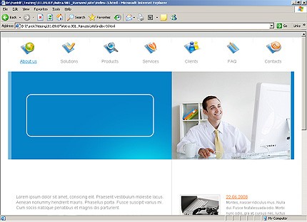Website Template #20873