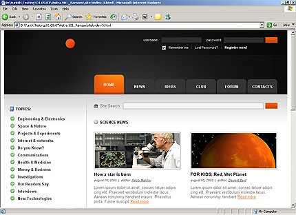 Website Template #20880