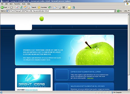 Website Template #20912