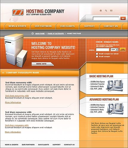 Website Template #2127