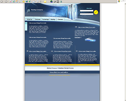 Website Template #2153