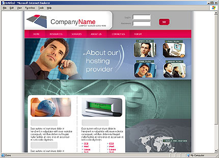 Website Template #2158