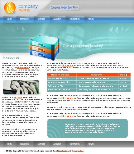 Website Template #2171