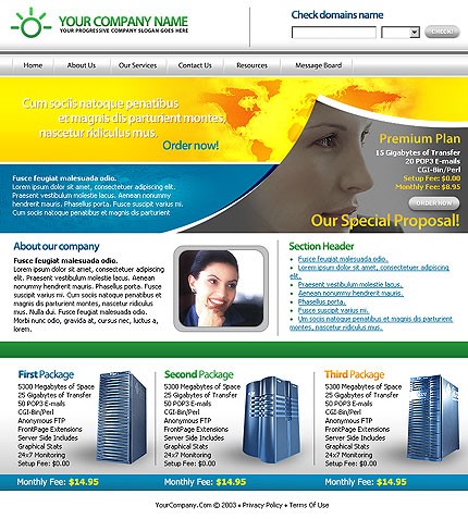 Website Template #2174