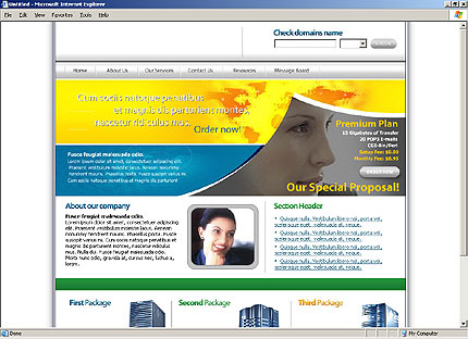 Website Template #2174