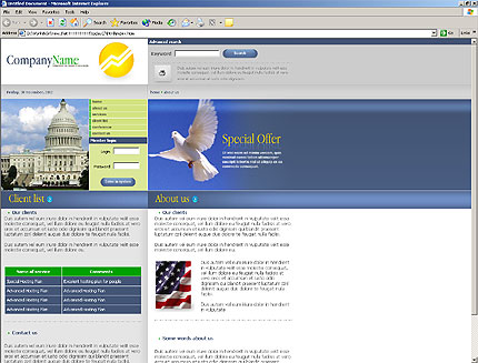 Website Template #2197