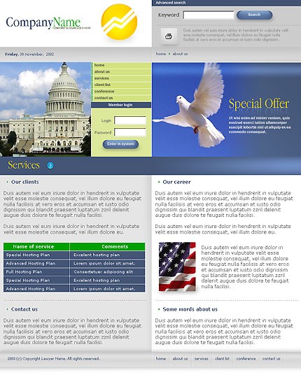 Website Template #2197