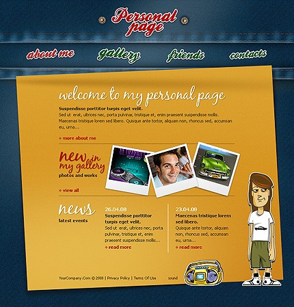 Website Template #21172