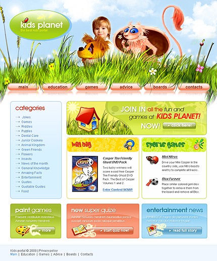 kids website