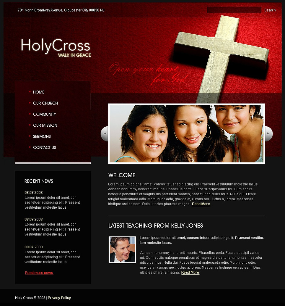Christian Website Template Web Design Templates Website Templates Download Christian Website Christian Website Templates