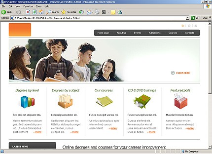 Website Template #21296