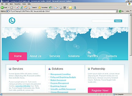 Website Template #21305