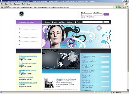 Website Template #21350