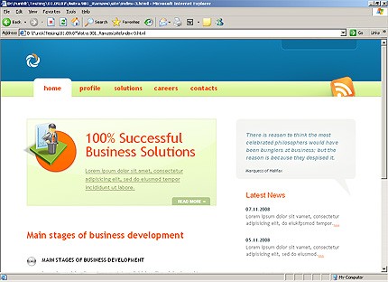 Website Template #21396