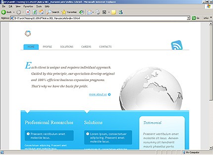 Website Template #21397