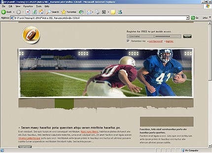 Website Template #21399