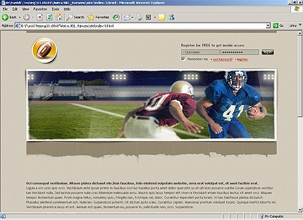 Website Template #21399