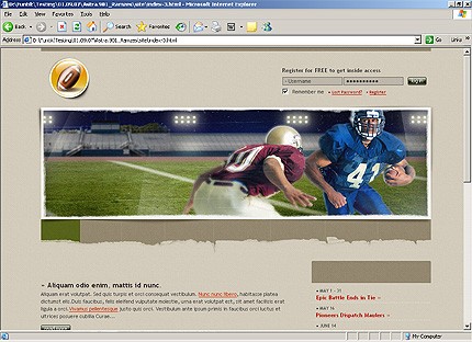 Website Template #21399