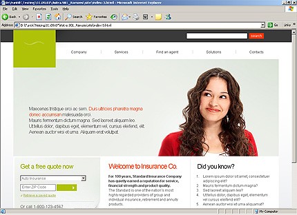 Website Template #21470