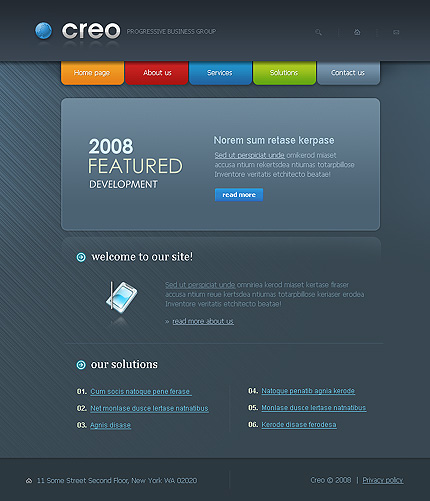 Website Template #21474