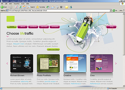Website Template #21485