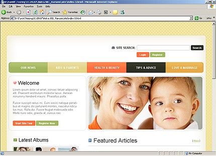 Website Template #21576