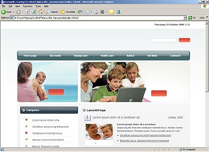 Website Template #21593