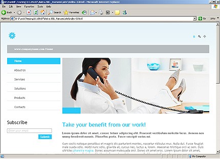 Website Template #21606