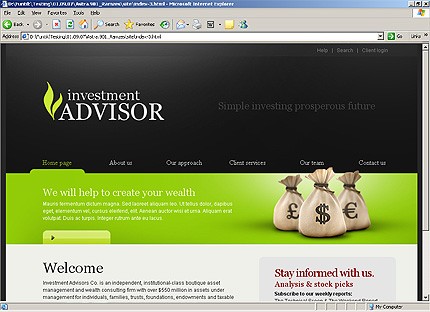 Website Template #21610