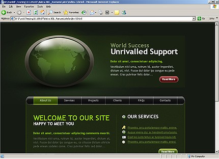 Website Template #21671