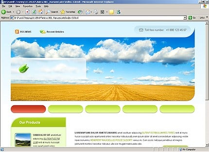 Website Template #21689