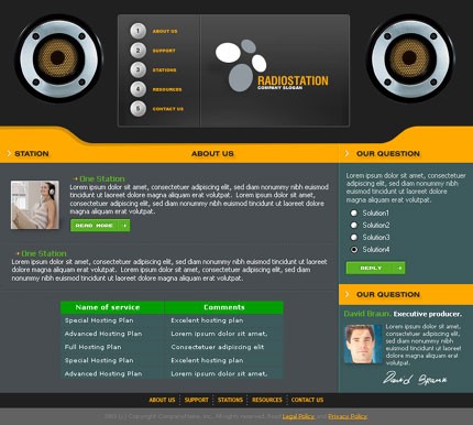 Website Template #2213