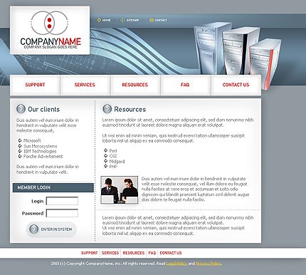 Website Template #2232
