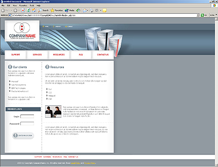 Website Template #2232