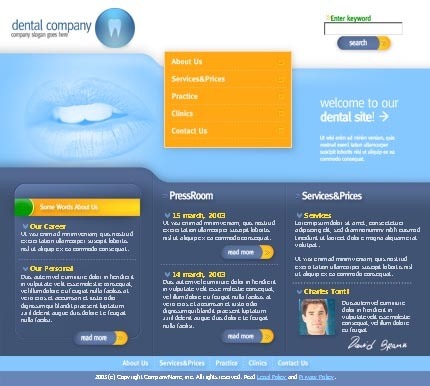 Website Template #2233