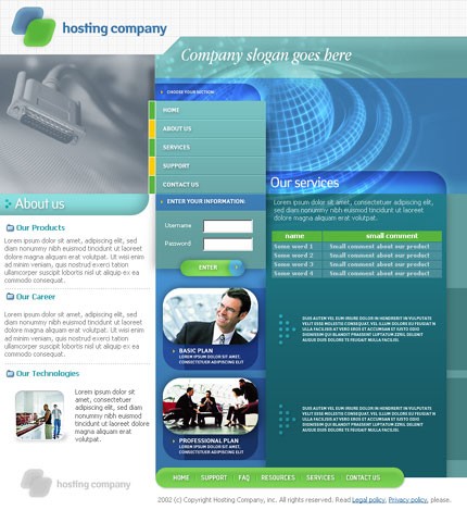 Website Template #2242