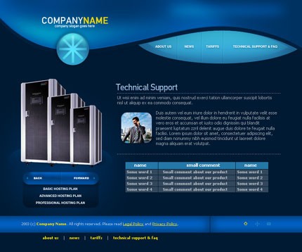 Website Template #2245